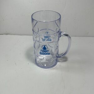 Funky Buddha Transparent Beer Mug